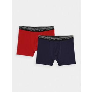 Pánské spodní prádlo boxerky 4F (2-pack) - tmavě modré/červené obraz