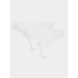 Dámské spodní prádlo kalhotky 4F (2 Pack) - bílé obraz