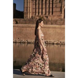 Dámské šaty MOODO - pudrově růžová obraz