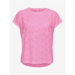 Růžové dámské tričko ONLY Smilla - Dámské obraz