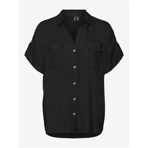 Černá dámská košile Vero Moda Bumpy - Dámské obraz