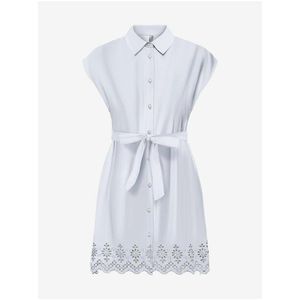 Bílé dámské košilové šaty ONLY Lou - Dámské obraz