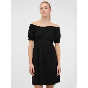 Orsay Černé dámské šaty ke kolenům - Dámské obraz