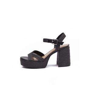 Orsay Černé dámské sandály na podpatku - Dámské obraz