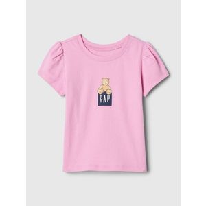 Růžové holčičí tričko s logem GAP Brannan obraz