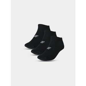 Dámské kotníkové ponožky casual (3 Pack) 4F - černé obraz
