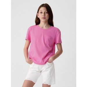Růžové holčičí tričko GAP obraz