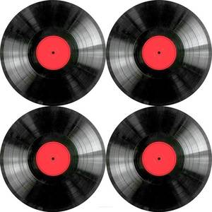 Bertoni Home Unisex's 4 Thick Round Table Pads Set Vinyl obraz