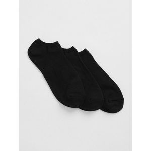 Sada tří párů černých dámských kotníkových ponožek GAP obraz