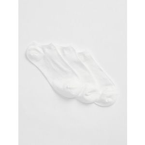 Sada tří bílých dámských kotníkových ponožek GAP obraz