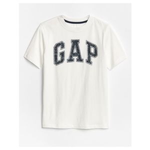 Bílé klučičí tričko GAP Logo obraz