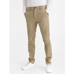 Béžové pánské kalhoty modern khakis in skinny fit with GapFlex obraz