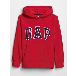 Červená klučičí dětská mikina GAP Logo hoodie obraz