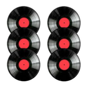 Bertoni Home Unisex's 6 Round Table Pads Set Vinyl obraz