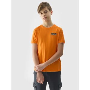 Chlapecké tričko z organické bavlny s potiskem 4F - oranžové obraz