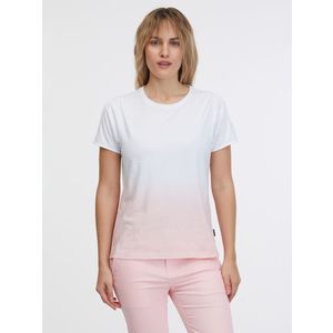 Růžovo-bílé dámské tričko SAM 73 Dolores obraz