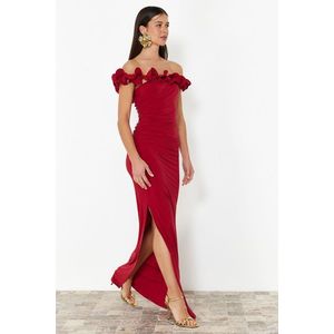 Fitted red dress obraz