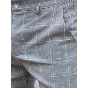 Pánské ležérní kalhoty světle šedé Dstreet obraz