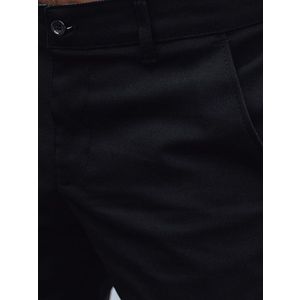 Pánské ležérní kalhoty černé Dstreet obraz