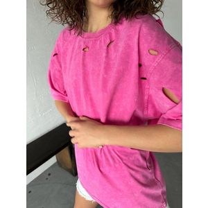 Dámské tričko AYUBAS růžové Dstreet obraz