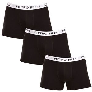 3PACK pánské boxerky Pietro Filipi černé obraz