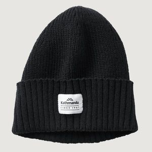 Zimní čepice Kathmandu KATHMANDU BADGE BEANIE 902-Black obraz