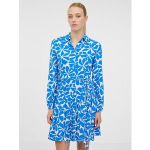 Orsay Modré dámské košilové šaty - Dámské obraz