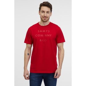 Červené pánské tričko SAM 73 Milhouse obraz