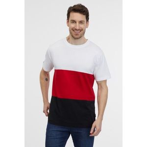 Bílo-červené pánské tričko SAM 73 Norman obraz