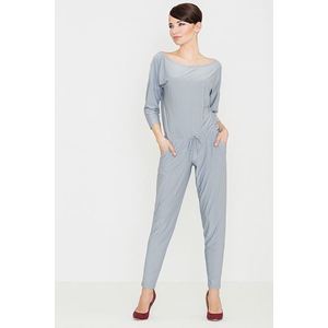 Lenitif Woman's Jumpsuit K145 Grey obraz
