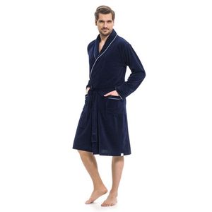 Doctor Nap Man's Dressing Gown SMS.6063 Navy Blue obraz