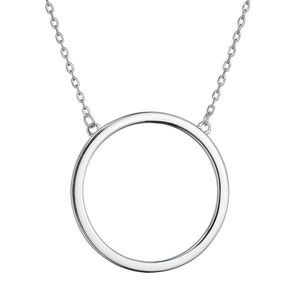 Evolution Group Stříbrný náhrdelník s kroužkem 62027 obraz