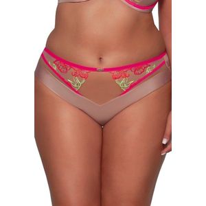 Kalhotky Ava Lingerie 2072 Fluo Růžová XL obraz