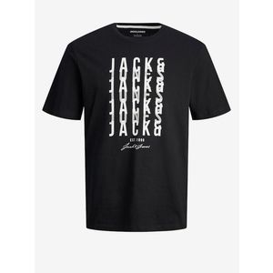 Jack & Jones Delvin Triko Černá obraz