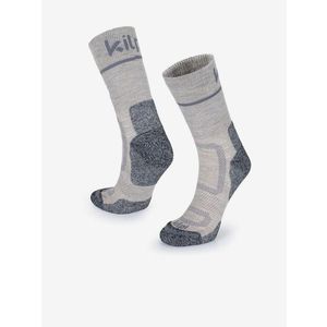 Světle šedé pánské outdoorové ponožky obraz