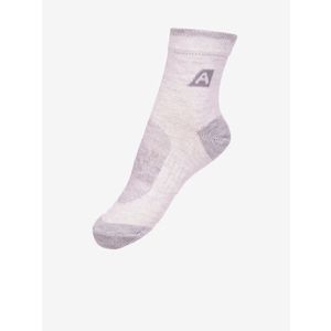 ALPINE PRO 3Rapid 2 Ponožky dětské Bílá obraz
