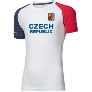 PROGRESS FC1 CZ JR Juniorské triko pro fanoušky, bílá, velikost obraz