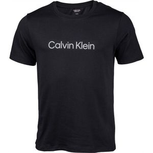 Calvin Klein S/S T-SHIRT Černá S - Pánské tričko obraz