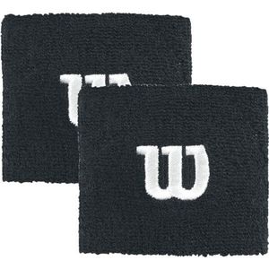 Wilson W WRISTBAND Tenisové potítko, černá, velikost obraz