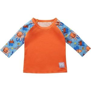 Bambinomio WAVE Dětské tričko do vody, oranžová, velikost obraz