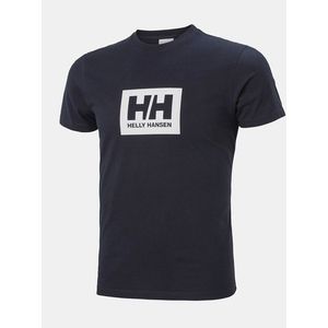Tmavě modré pánské tričko HELLY HANSEN HH Box T-Shirt obraz