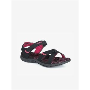 Růžovo-černé holčičí sandály Loap Simma obraz