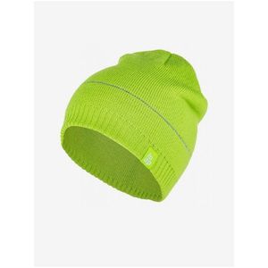 Světle zelená dětská čepice s reflexním pruhem Loap Zodie obraz