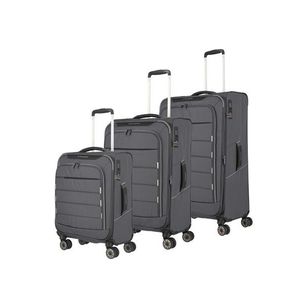 Sada cestovních kufrů Travelite Skaii 4w S, M, L - šedá obraz