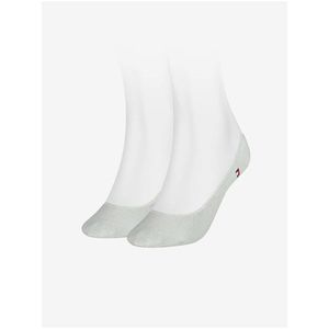 Sada dvou párů dámských ponožek v bílé barvě Tommy Hilfiger Underwear obraz