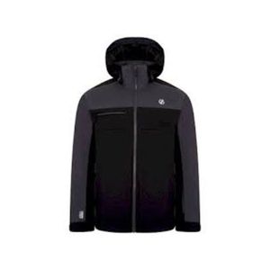 Šedo-černá pánská zimní bunda s kapucí Dare 2B Rivalise obraz
