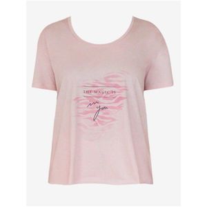 Orsay Světle růžové dámské tričko s krátkým rukávem - Dámské obraz
