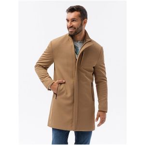 Světle hnědý pánský lehký kabát Ombre Clothing obraz