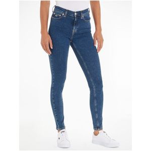 Modré dámské skinny fit džíny Tommy Jeans Nora MR obraz