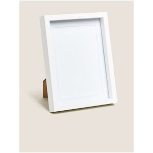 Bílý dřevěný foto rámeček 13 x 18 cm Marks & Spencer obraz